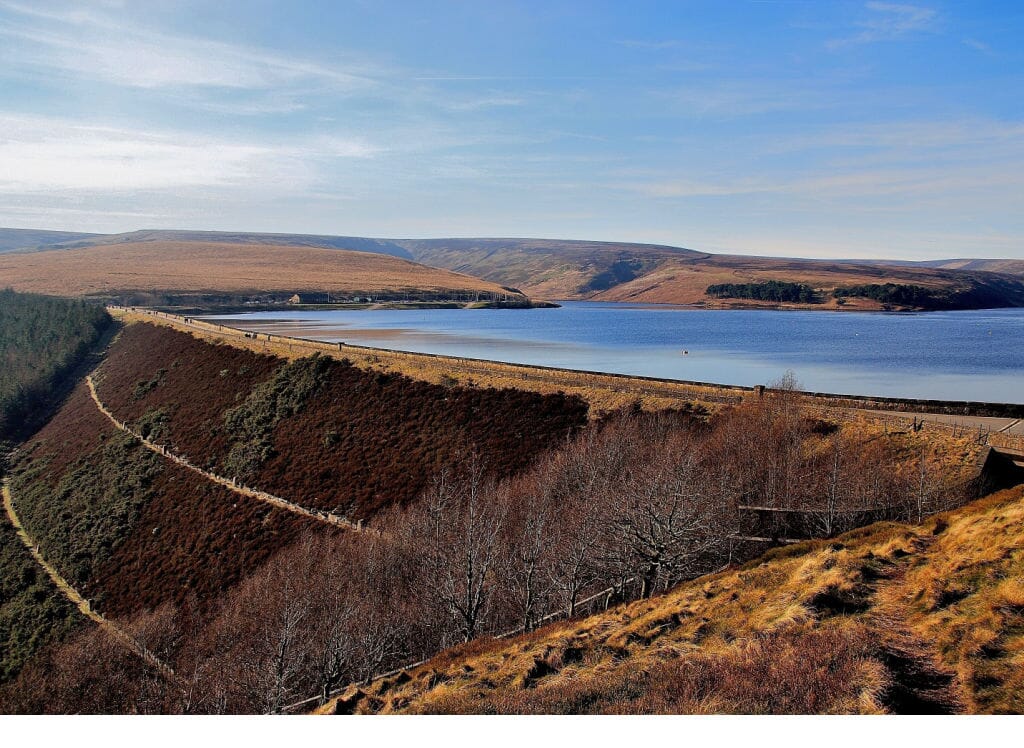Yorkshire Water Winscar reservoir